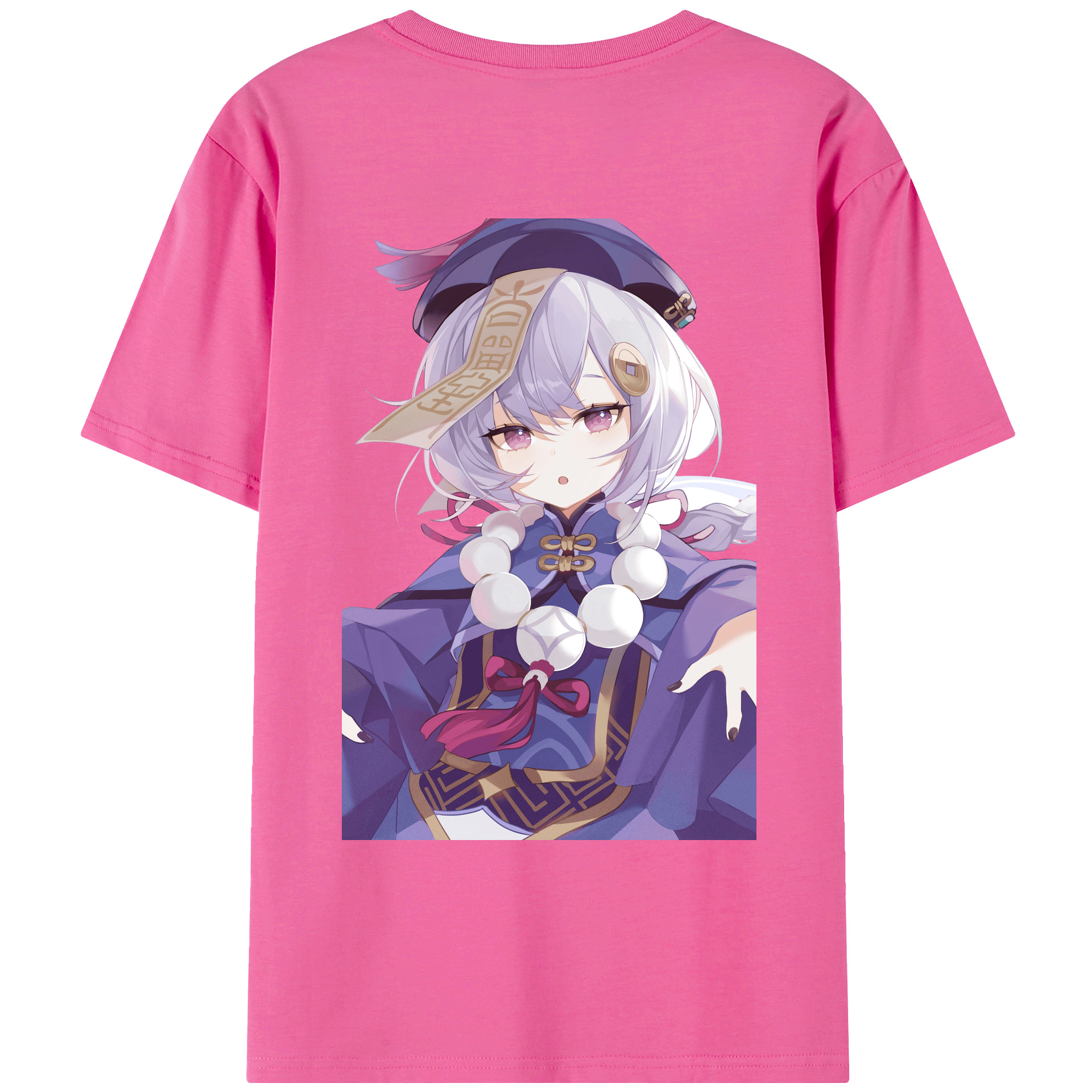 げんし神 七七 なな  genshin Nana レディース半袖Tシャツ(バックプリント)